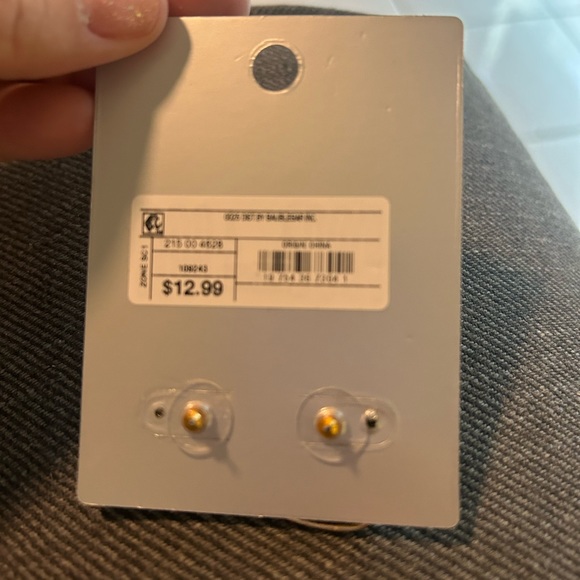 Holiday Season Sugar Fix by Bauble Bar, Mr. & Mrs. Claus coffee mug earrings NWT - Picture 2 of 2